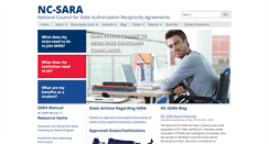 Desktop Screenshot of nc-sara.org